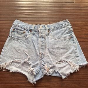 Levi 501 denim shorts